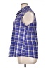 Cabela's Plaid Blue Sleeveless Button-Down Shirt Size XL - photo 5