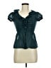Odille Teal Short Sleeve Blouse Size M (estimated) - photo 1