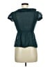 Odille Teal Short Sleeve Blouse Size M (estimated) - photo 2