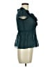 Odille Teal Short Sleeve Blouse Size M (estimated) - photo 4