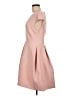 Halston Heritage Solid Pink Cocktail Dress Size 8 - photo 5
