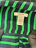 J.Crew 100% Silk Stripes Green Long Sleeve Silk Top Size 2 - photo 7