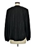 Chico's 100% Polyester Black Long Sleeve Blouse Size Med (1.5) - photo 2