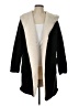She + Sky 100% Polyester Black Cardigan Size L - photo 1