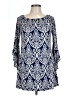 2b Clothing Blue 3/4 Sleeve Blouse Size L - photo 1