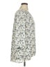 Rose + Olive 100% Polyester Paisley Ivory 3/4 Sleeve Blouse Size 1X - photo 4