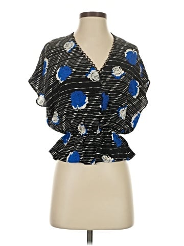 Yumi Kim Short Sleeve Silk Top (view 1)
