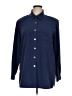 K.C. Studio 100% Polyester Solid Blue Long Sleeve Blouse Size 16 - photo 1