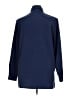 K.C. Studio 100% Polyester Solid Blue Long Sleeve Blouse Size 16 - photo 2