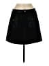 MIOU MUSE Solid Black Denim Skirt Size M - photo 1