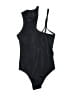 Vera Solid Black One Piece Swimsuit Size 4 - 6 - photo 2