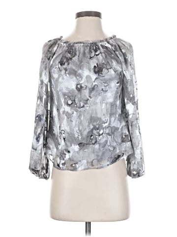 White House Black Market 3/4 Sleeve Blouse (view 1)