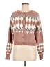FRYE Argyle Brown Cardigan Size M - photo 1