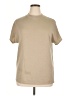 Automet Solid Tan Short Sleeve Turtleneck Size L - photo 1