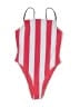 Topshop Stripes Red One Piece Swimsuit Size 4 - photo 1
