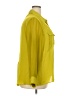 AGB 100% Polyester Color Block Yellow 3/4 Sleeve Blouse Size 2X - photo 4