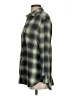 Lola River 100% Polyester Plaid Green 3/4 Sleeve Blouse Size XS - photo 5