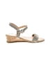 CATHERINE Catherine Malandrino Silver Tan Wedges Size 8 - photo 1