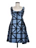 Milly Argyle Blue Cocktail Dress Size 6 - photo 1