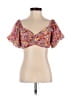 Wild Fable Pink Short Sleeve Blouse Size S - photo 1