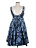 Milly Argyle Blue Cocktail Dress Size 6 - photo 2