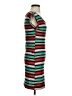 Mon Ami Stripes Teal Casual Dress Size S - photo 4