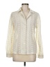 Rihoas 100% Polyester Ivory Long Sleeve Blouse Size M - photo 1