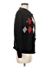 Alfred Dunner Argyle Black Cardigan Size M - photo 4