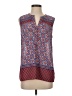 Lucy & Laurel 100% Polyester Red Sleeveless Blouse Size S - photo 1