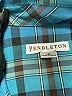 Pendleton Plaid Blue Casual Dress Size 16 - photo 6