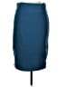 Classic Concepts Solid Teal Casual Skirt Size L - photo 2