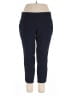 dalia Solid Blue Active Pants Size 18W - photo 1