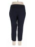 dalia Solid Blue Active Pants Size 18W - photo 2