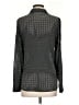 Ecru 100% Silk Gray Long Sleeve Silk Top Size S - photo 2