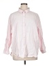 Gloria Vanderbilt Color Block Pink Long Sleeve Button-Down Shirt Size XL (estimated) - photo 1