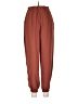 Shein 100% Polyester Solid Brown Casual Pants Size L - photo 1