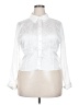 Intempo White Long Sleeve Blouse Size XXL - photo 1