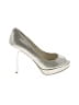 MICHAEL Michael Kors Metallic Silver Heels Size 9 1/2 - photo 1