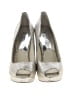 MICHAEL Michael Kors Metallic Silver Heels Size 9 1/2 - photo 2