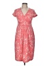 Boden Print Red Casual Dress Size 8R - photo 1