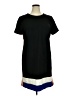 DKNY Color Block Black Casual Dress Size XL - photo 1