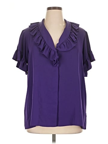 Simply Vera Vera Wang Short Sleeve Blouse (view 1)