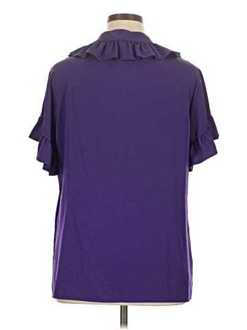 Simply Vera Vera Wang Short Sleeve Blouse (view 2)