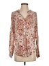 White Crow 100% Rayon Paisley Ivory Long Sleeve Blouse Size S - photo 1