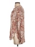 White Crow 100% Rayon Paisley Ivory Long Sleeve Blouse Size S - photo 5