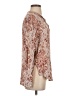 White Crow 100% Rayon Paisley Ivory Long Sleeve Blouse Size S - photo 4