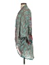 Tolani Aztec Or Tribal Print Teal Kimono Size 0/S - photo 5