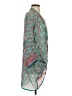Tolani Aztec Or Tribal Print Teal Kimono Size 0/S - photo 4