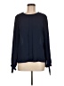 Shein 100% Polyester Blue Long Sleeve Blouse Size 8 - 10 - photo 1