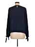 Shein 100% Polyester Blue Long Sleeve Blouse Size 8 - 10 - photo 2